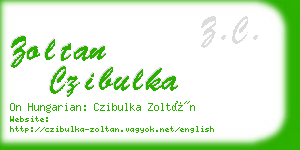 zoltan czibulka business card